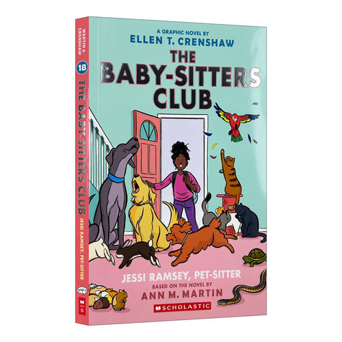 英文原版 Jessi Ramsey  Pet sitter 保姆俱乐部全彩漫画18 英文版 进口英语原版书籍