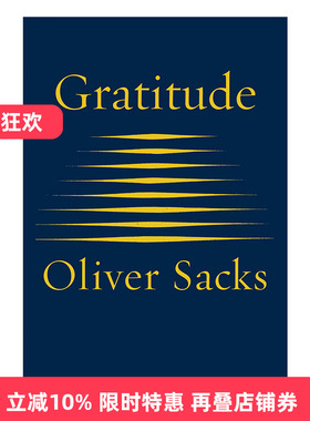 Gratitude 感恩 散文随笔 奥利弗·萨克斯 Sacks Oliver 精装进口原版英文书籍