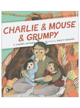 英文原版 Charlie & Mouse & Grumpy 查理两兄弟2 爷爷来做客 桥梁书 Emily Hughes插画 英文版 进口英语原版书籍