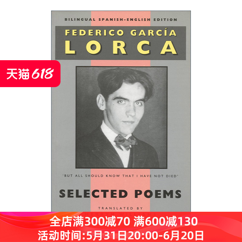 Lorca: Selected Poems洛尔迦诗选英西双语对照西班牙语诗歌进口原版英文书籍-封面