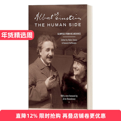 英文原版 Albert Einstein  The Human Side Glimpses from His Archives 爱因斯坦谈人生 Helen Dukas 英文版 进口英语原版书籍
