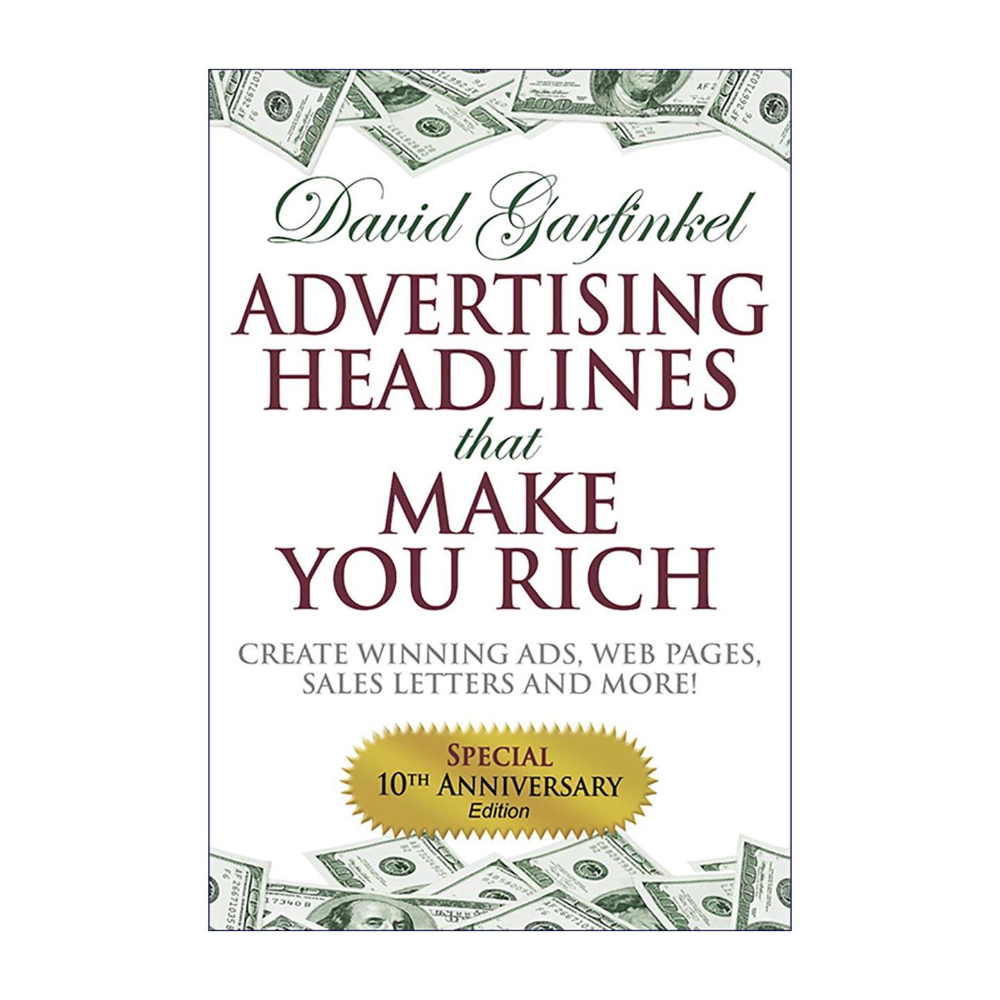 英文原版 Advertising Headlines That Make You Rich 告别低效营销文案 掌握爆款广告标题写法 轻松实现流量变现增收 进口英语