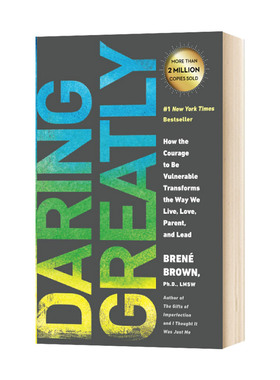 活出感性 直面脆弱 拥抱不完美的自己 Daring Greatly Brene Brown 英文原版 布琳布朗 自我提升 英文版进口原版英语书籍