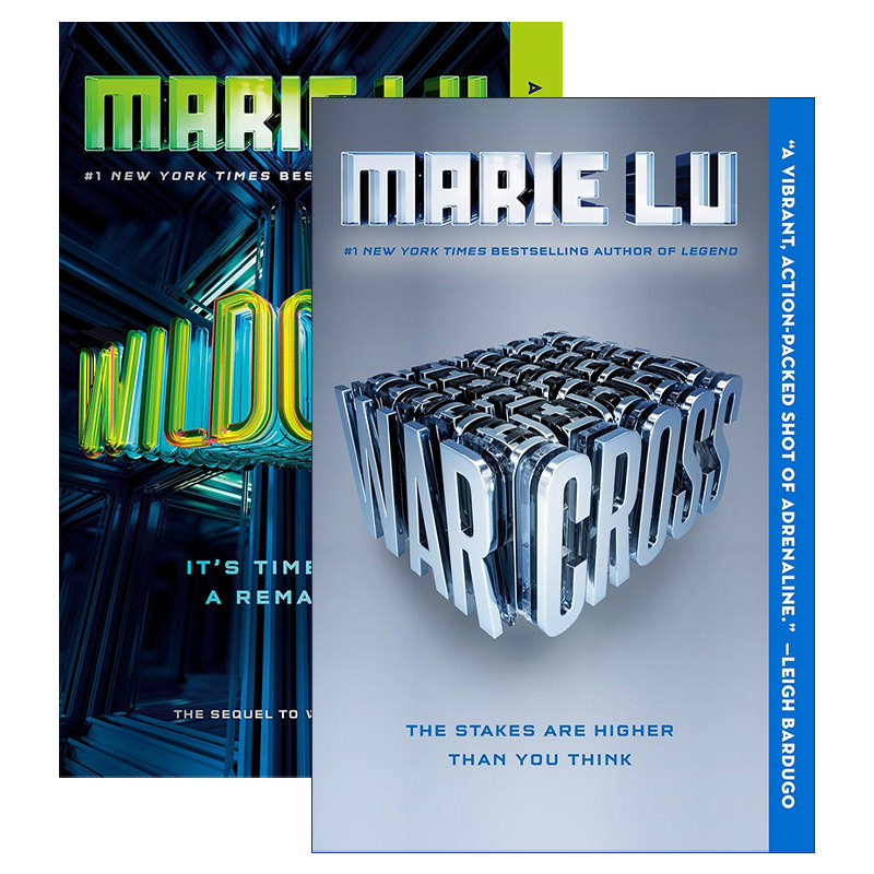 Warcross 战争十字勋章系列2册 青少年科幻冒险小说 传奇三部曲作者Marie Lu进口原版英文书籍