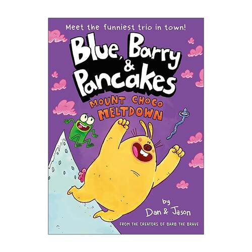 英文原版 Blue Barry & Pancakes 3 蚯蚓青蛙和兔子3 爆笑儿童桥梁漫画 友谊主题 低龄漫画 英文版 进口英语原版书籍