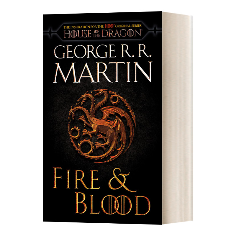 英文原版 Fire & Blood HBO Tie-in Edition 300 Years Before A Game of Thrones 火与血 冰与火之歌前传 龙之家族 权力的游戏
