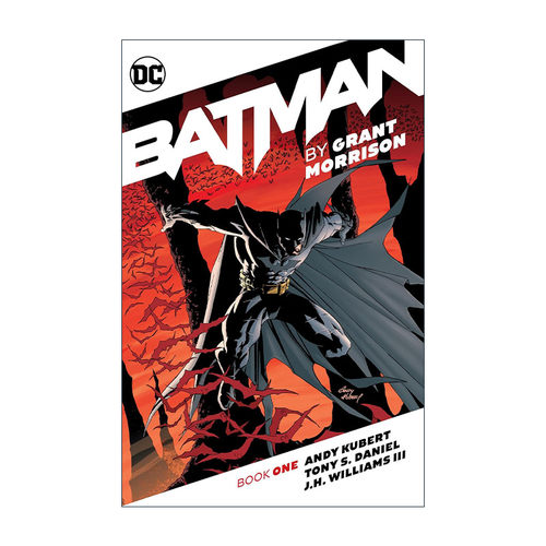 英文原版 Batman by Grant Morrison Book On 蝙蝠侠 格兰特·莫里森 卷一 DC漫画 英文版 进口英语原版书籍