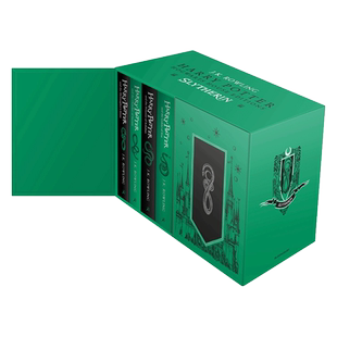 英文原版 Harry Potter Slytherin House Editions Hardback Box Set 哈利波特1-7册套装 斯莱特林学院精装版 英文版 进口英语原版
