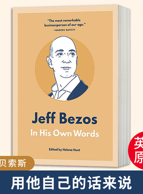 Jeff Bezos: In His Own Words 亚马逊创始人杰夫贝索斯语录进口原版英文书籍