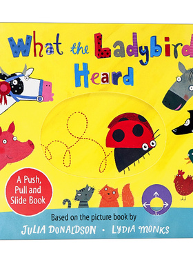 英文原版绘本 What the Ladybird Heard A Push  Pull and Slide Book 小瓢虫听见了什么 机关推拉书 英文版 进口英语原版书籍
