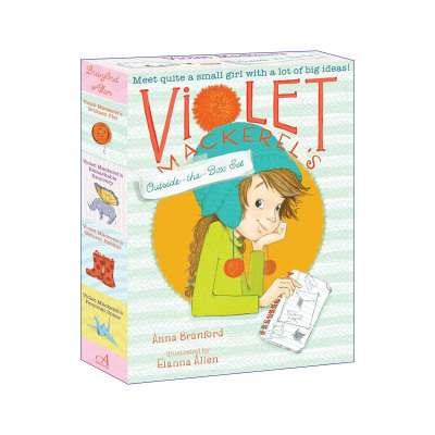英文原版 Violet Mackerel's Outside-the-Box Set (Boxed Set) Violet的天马行空 4册盒装 插图章节书 英文版 进口英语原版书籍