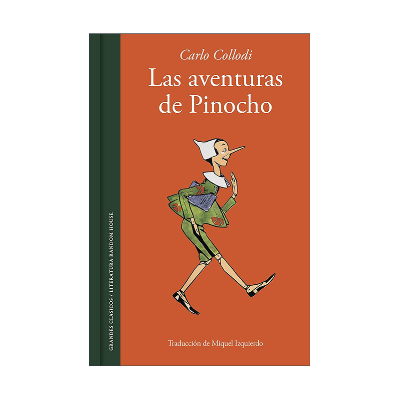 原版 Las aventuras de Pinocho The Adventures of Pinocchio Story of a Puppet 木偶奇遇记 匹诺曹 西班牙语版 Carlo Collodi