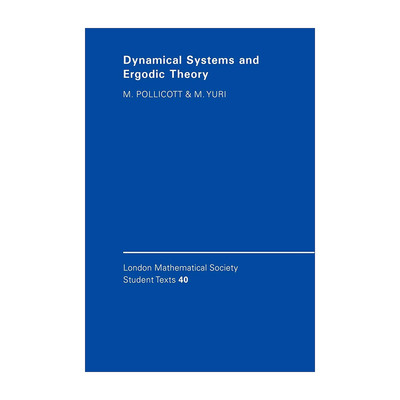 英文原版 Dynamical Systems and Ergodic Theory 动态系统与遍历理论 伦敦数学会学生文本系列 英文版 进口英语原版书籍