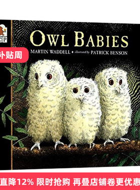 英文原版绘本 Owl Babies 小猫头鹰 童趣绘本 学前教育 4-6岁 Martin Waddell 英文版 进口英语原版书籍