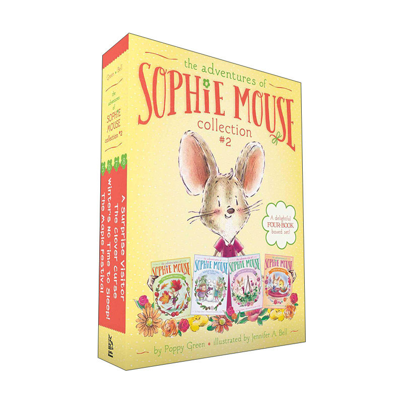 英文原版 The Adventures of Sophie Mouse Collection #2 老鼠苏菲历险记 5-8套装 英文版 进口英语原版书籍