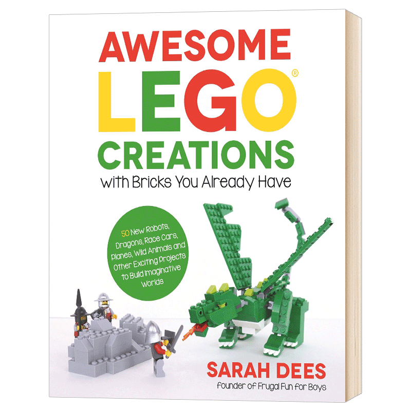 50个超棒的乐高创意搭建 Awesome LEGO Creations with Bricks You Already Have 英文原版 乐高创意砖块合集 英文版原版英语书籍