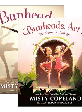 英文原版 Bunheads 心舞2册 儿童精装绘本 英文版 进口英语原版书籍