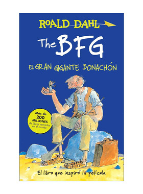 原版 The BFG El gran gigante bonachon  The BFG 圆梦巨人 好心眼巨人 西班牙语版 罗尔德达尔 进口原版书籍
