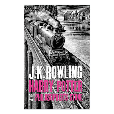 英文原版 Harry Potter and the Philosopher's Stone 哈利波特与魔法石 精装 英文版 进口英语原版书籍