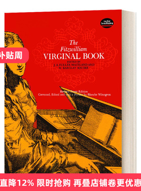 英文原版 The Fitzwilliam Virginal Book  Volume One 费茨威廉·维吉尔之书 第1卷 英文版 进口英语原版书籍