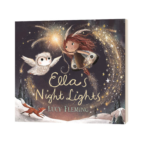 英文原版 Ella's Night Lights 艾拉的夜灯 3-7岁儿童动物主题睡前故事绘本 精装 Lucy Fleming 英文版 进口英语原版书籍