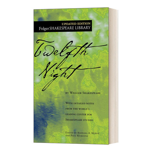 英文原版 Twelfth Night 第十二夜 福尔杰莎士比亚图书馆系列 Folger Library Shakespeare 英文版 进口英语原版书籍