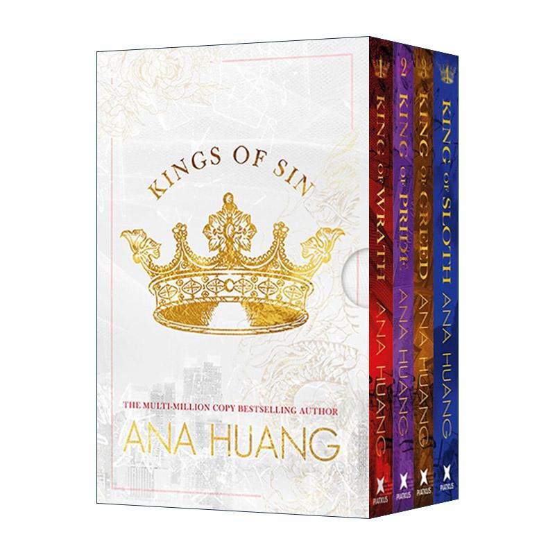 英文原版 Ana Huang's King of Series 罪恶系列 四本合集 都市浪漫爱情小说 英文版 进口英语原版书籍