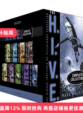 英文原版 The H.I.V.E. Complete Collection 高等邪恶学院9册全集盒装 动作冒险小说 英文版 进口英语原版书籍