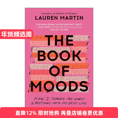 英文原版 The Book of Moods 心情之书 我如何把坏情绪变成愉快的生活 英文版 进口英语原版书籍