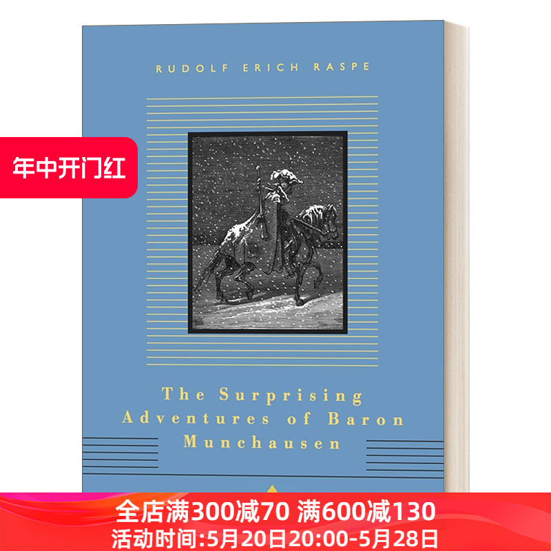 英文原版小说 The Surprising Adventures of Baron Munchausen吹牛大王历险记企鹅人人图书馆儿童经典系列精装英文版进口书