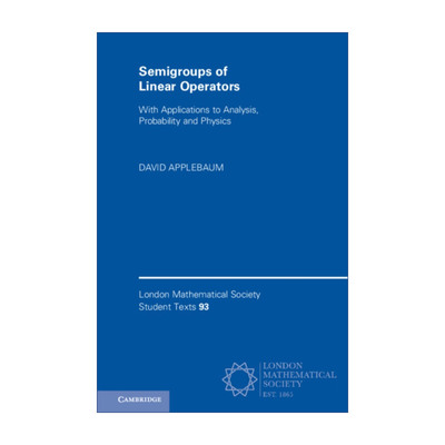 Semigroups of Linear Operators 线性算子半群 伦敦数学会学生文本系列进口原版英文书籍
