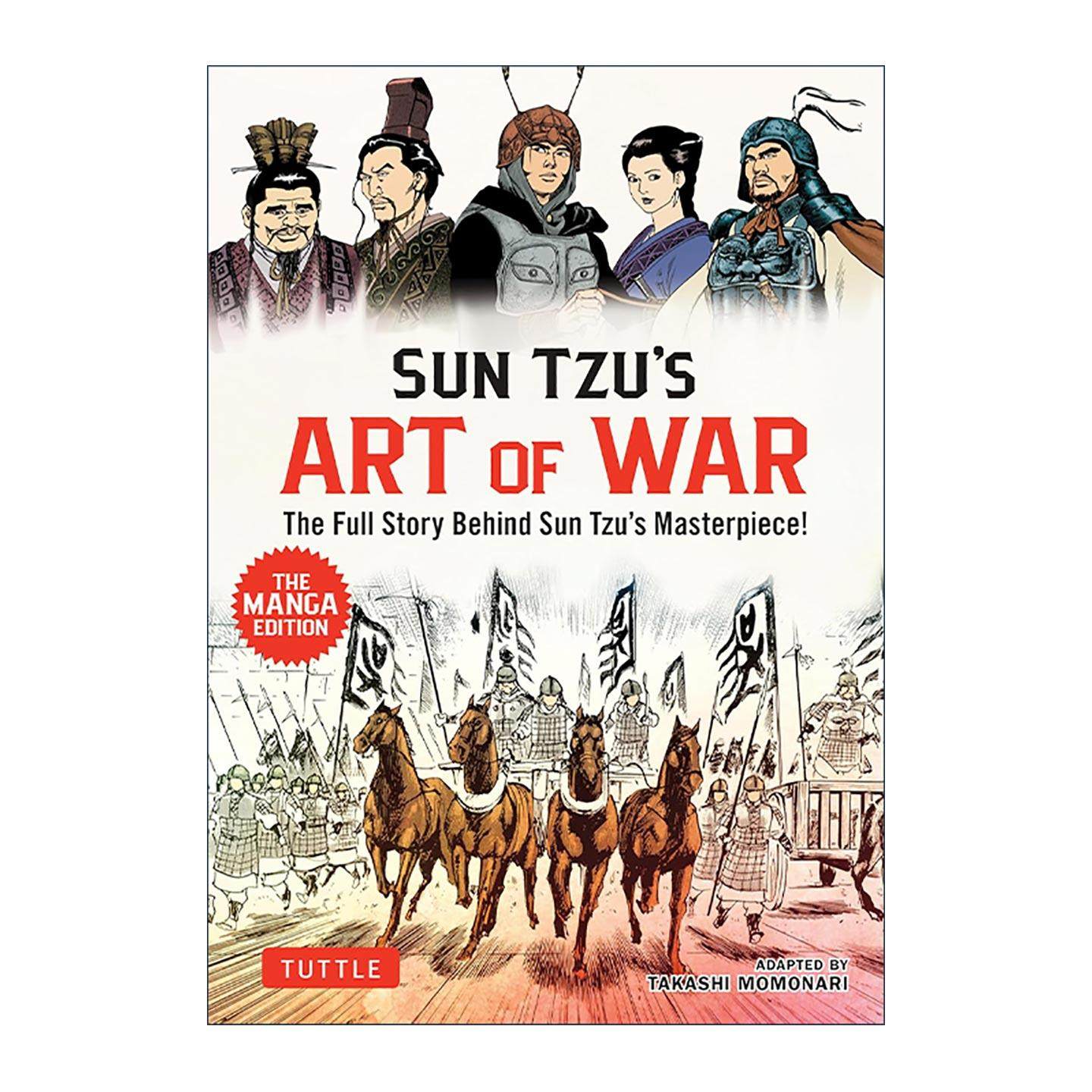 英文原版 Sun Tzu's Art of War 孙子兵法 漫画版 孙子杰作背后的完整故事 英文版 进口英语原版书籍