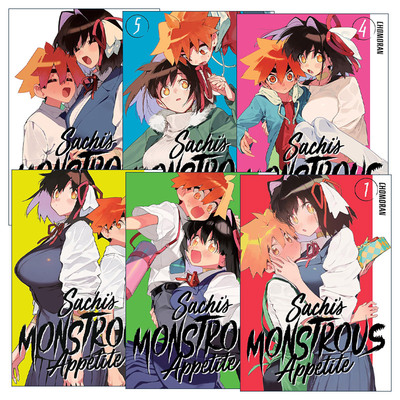 英文原版 Sachi's Monstrous Appetite 萨奇的怪物胃口系列6册 漫画 Chomoran 讲谈社 英文版 进口英语原版书籍