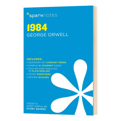 英文原版 1984 SparkNotes Literature Guide 文学导读系列 1984 英文版 进口英语原版书籍