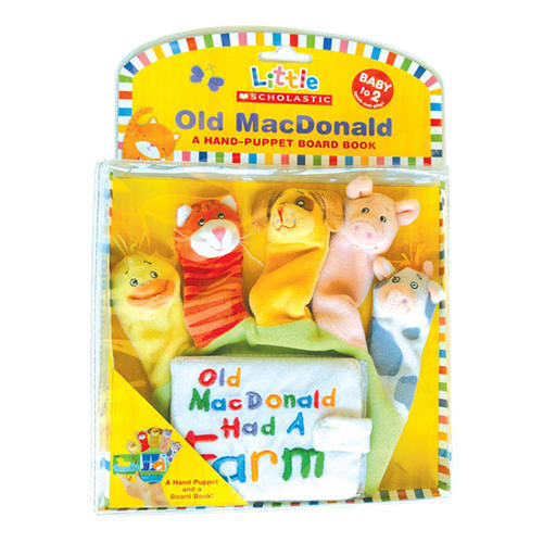 Old Macdonald: Old Macdonald Had a Farm 儿歌玩具手指偶书进口原版英文书籍