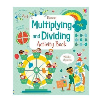 Multiplying and Dividing Activity Book 乘除法数学活动书进口原版英文书籍