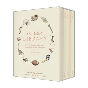 Tabitha Little 我们 Vol.3 英文原版 幼儿儿童早教词汇手册 纸板书 Paige 绘本 Library 套装 5册盒装 英文版 小图书馆3 Our
