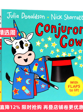 Conjuror Cow  会变魔术的牛 儿童绘本 茱莉亚·唐纳森 纸板书进口原版英文书籍
