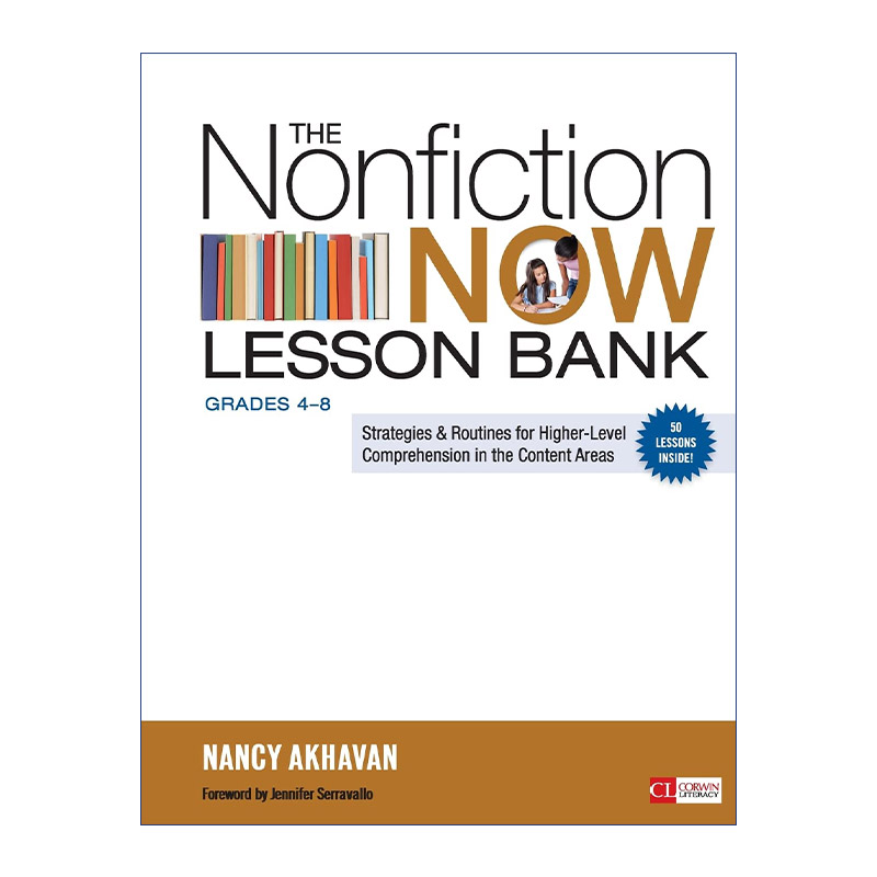 英文原版 The Nonfiction Now Lesson Bank  Grades 4-8 非虚构性文本教学指南 4-8年级阶段 知识性文本教学范例 英文版 进口书籍