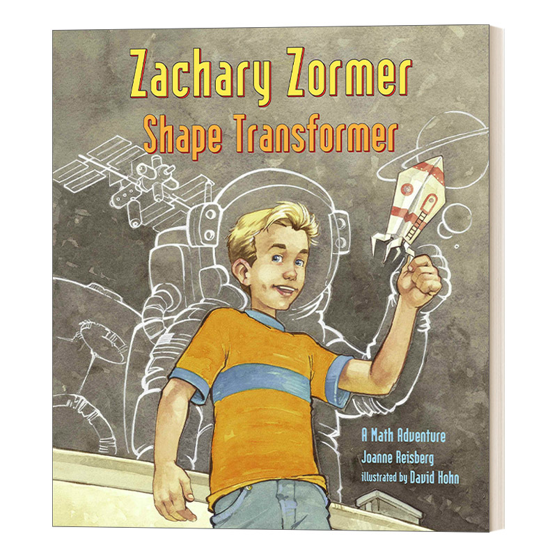 英文原版 Zachary Zormer Shape Transformer 扎卡里 佐尔默 7-10岁数学探险故事 理解数学概念 长宽高面积 英文版 进口英语书籍