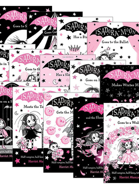 英文原版 Isadora Moon Meets the Tooth Fairy 伊莎多拉月亮系列14册 儿童故事书章节小说 Oxford系列 英文版 进口英语原版书籍