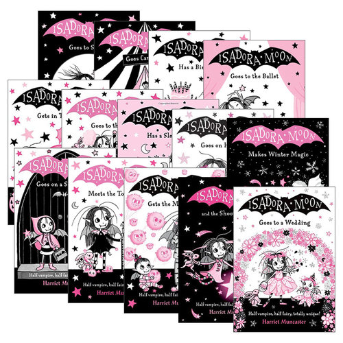 英文原版 Isadora Moon Meets the Tooth Fairy 伊莎多拉月亮系列14册 儿童故事书章节小说 Oxford系列 英文版 进口英语原版书籍