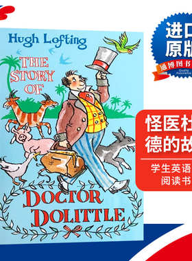 英文原版 The Story of Dr Dolittle 杜立特医生航海记/怪医杜立特 初版插图版 Alma Junior Classics 英文版进口原版书 英文原版