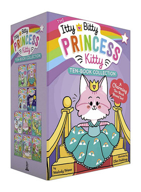 英文原版 The Itty Bitty Princess Kitty Ten-Book Collection 小猫公主系列1-10盒装 贝蒂和凯蒂 英文版 进口英语原版书籍