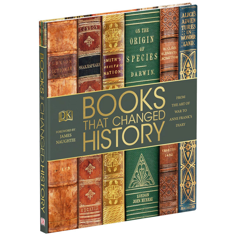 改变历史的书 Books That Changed History 英文原版书籍 历史有名书籍背后的故事 影响世界的名著 进口英语书籍 DK大百科 DK