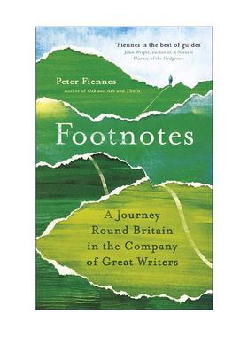 英文原版 Footnotes 脚注 与文豪们同游英国 Peter Fiennes 英文版 进口英语原版书籍