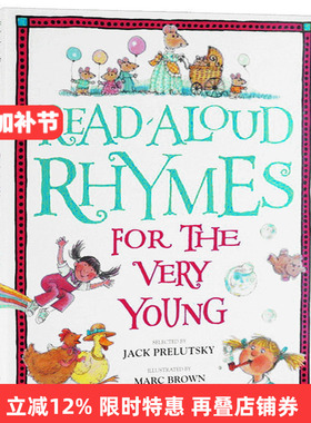 学前儿童英语诗歌朗诵韵文 英文原版 Read-Aloud Rhymes for the Very Young 学美国共同核心课程标准文本范例 进口英文书