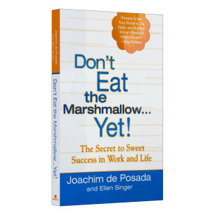 精装 Marshmallow the 英文原版 孩子 Posada 英文版 Eat Joachim 先别急着吃棉花糖 书籍 进口英语原版 Yet Don
