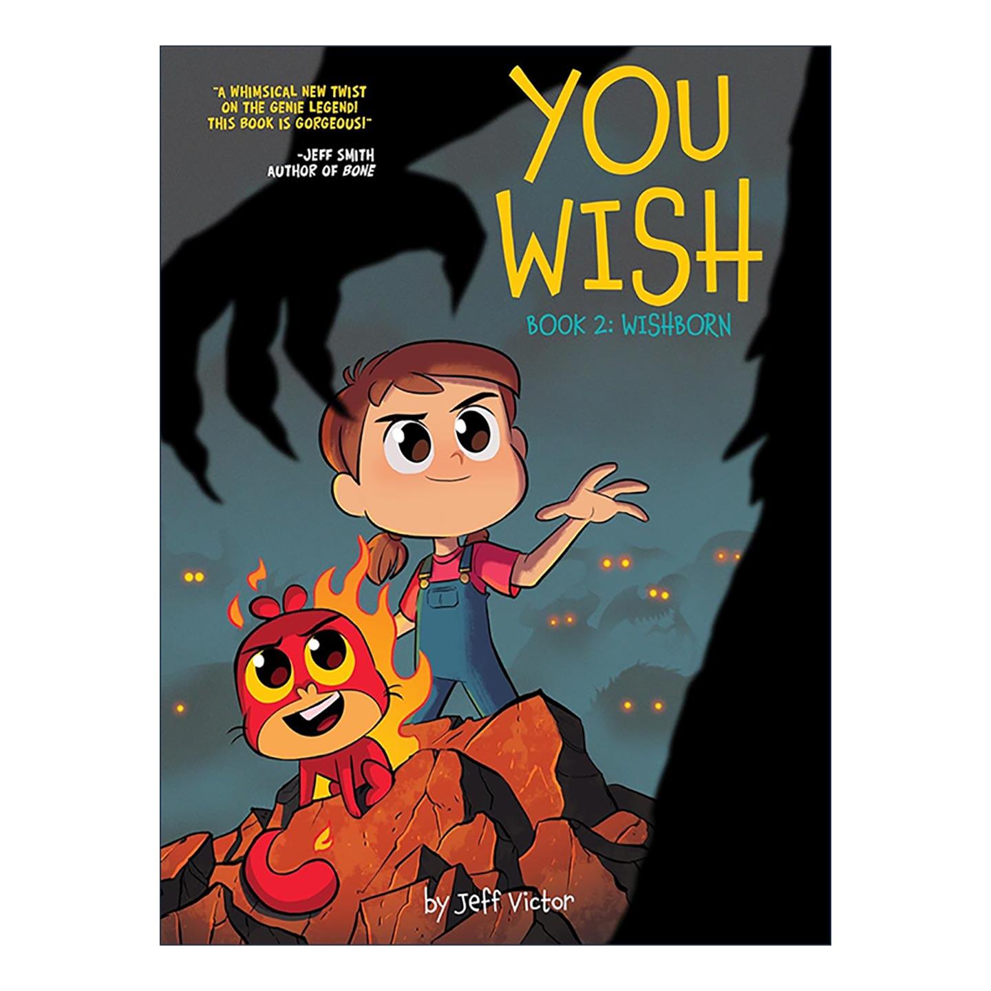 英文原版 You Wish Book 2 Wishborn 你许愿吧2 儿童奇幻冒险漫画 Jeff Victor 英文版 进口英语原版书籍
