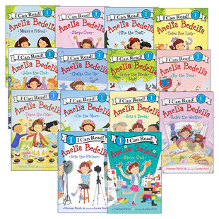 糊涂女佣分级阅读 1进口原版 Bedelia 英文书籍 Level 阿米莉亚系列14册 Read Amelia Can